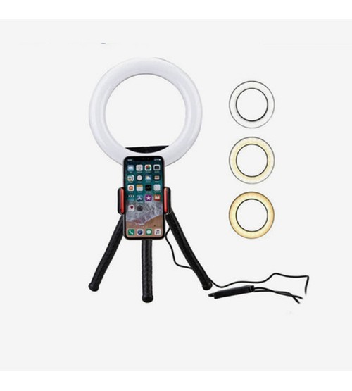 Fotopro L3 LED Ring Light 20cm with Table Tripod
